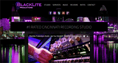 Desktop Screenshot of blackliteproductions.com